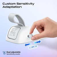 Promate DoorShield White silicone loop on door handle