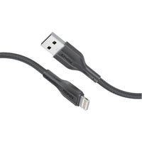 Promate XCord-Ai200 Black USB-A to Lightning cable 2m for Apple devices - main view