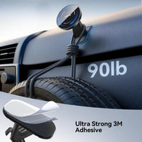 شاحن وحامل هاتف للسيارة لاسلكي مغناطيسي بقدرة شحن 15 واط من جويرووم | JOYROOM JR-ZS502 Magnetic Wireless Car Phone Holder – 15W