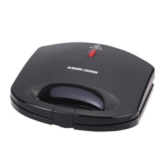 صانعة ساندويش بلاك آند ديكر 2 شريحة بألواح ثابتة | Black&Decker TS1000-B5 2Slice Fixed Plate Sandwich Maker