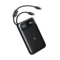 Baseus EnerFill FC11 Digital Display Power Bank with Dual Built-in USB-C Cables 10000mAh 45W - Cosmic Black