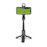 حامل سيلفي ويوو Wi-SE011 محمول مع تحكم عن بعد بلوتوث وإضاءة تجميل | WiWU Mini Portable Selfie Stick Wi-SE011 with Bluetooth Remote & Beauty Light