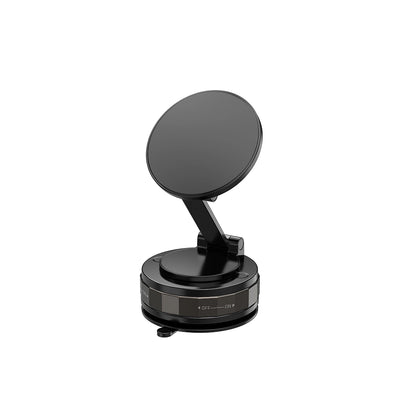 حامل هاتف ويوو Wi-CH057 المغناطيسي قابل للطي والدوران 360 درجة - اسود | WiWU Wi-CH057 Vacuum Suction Foldable Magnetic Phone Holder 360° Rotating – Black