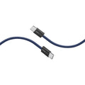 كابل USB-C شحن سريع 60 واط بغلاف قماشي مضفّر بطول 1.2 متر | Promate EcoLine-CC120 - كحلي