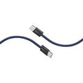 كابل USB-C شحن سريع 60 واط بغلاف قماشي مضفّر بطول مترين | Promate EcoLine-CC200 - كحلي