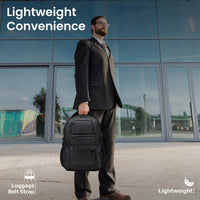 Promate ElitePack-Lite Laptop Backpack 15.6 inch Large Compartments-Straps