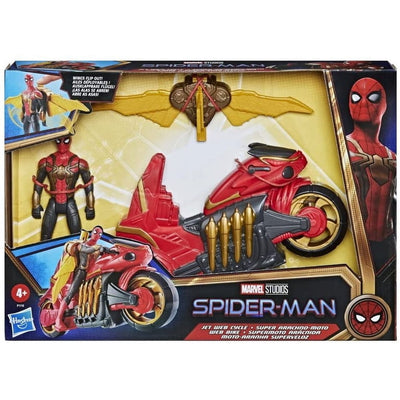 سبايدرمان دراجة جيت ويب مع شخصية | Spider-Man Deluxe Jet Web Cycle with Figure