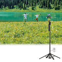 حامل سيلفي ويوو Wi-SE012 بطول 180 سم مع دوران 360° وإضاءتين | WiWU 360 Degree Selfie Stick Wi-SE012 180cm with Dual Fill Lights