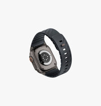 UNIQ Fluo Apple Watch band Black - back with FlowVent channels
