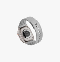 UNIQ Fluo Apple Watch band Mist Grey - back with FlowVent channels