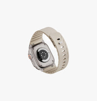 UNIQ Fluo Apple Watch band Soft Sand - back with FlowVent channels