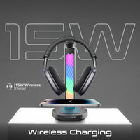 Promate FortX 15W wireless charging base detail