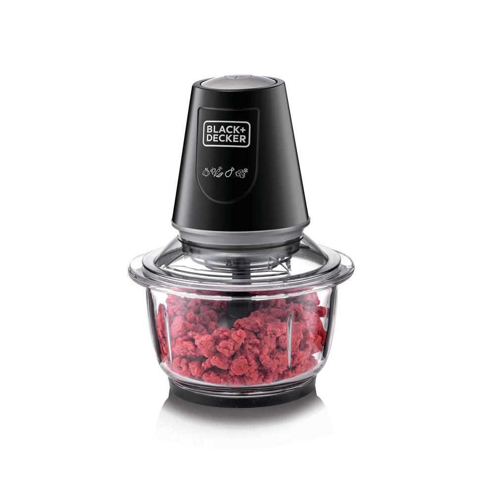 مثرامة بلاك آند ديكر الزجاجية متعددة الوظائف بقدرة 400 واط | Black&Decker GC430-B5 400W Multi-Function Glass Chopper