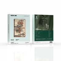 مجموعة جرين لايون مانيكير 13 قطعة - بني | Green Lion 13 in 1 Manicure Kit - Brown