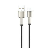 Kabloya USB-A berbi USB-C ya Green Lion 18W 1m ya bi pêçayî - Reş