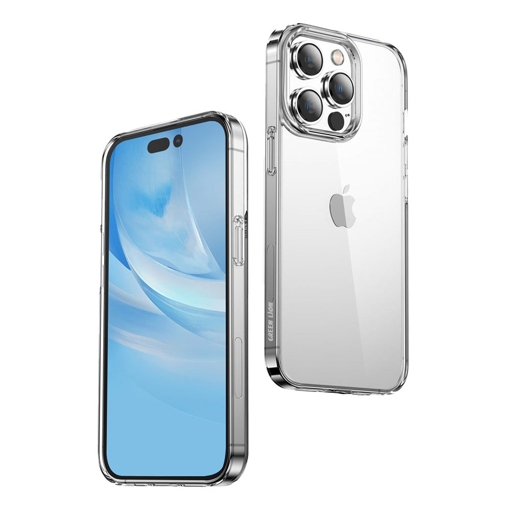 كفر جرين لايون المغناطيسي ضد الصدمات 360° لهاتف ايفون 14 بلس - شفاف | Green Lion 360° Anti-Shock Magnetic Case for iPhone 14 Plus - Clear