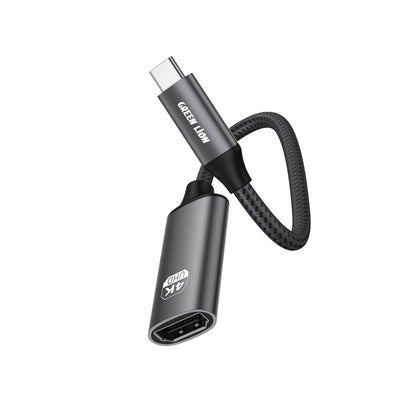 كيبل جرين لايون تايب سي الى HDMI بدقة 4K - اسود | Green Lion 4K USB-C to HDMI Adapter Cable - Black