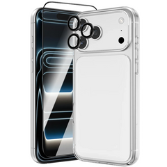 طقم حماية جرين لايون Defender أربعة في واحد لآيفون 18 برو ماكس - أسود | Green Lion 4 in 1 Defender Pack For iPhone 18 Pro Max – Black