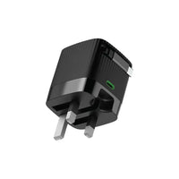 شاحن جرين لايون GaN بقدرة 65 واط مع كيبل يو اس بي سي مدمج بطول 70 سم | Green Lion GaN Adapter 65W Retractable USB-C Cable PD 3.0
