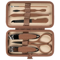 طقم مانيكير جرين لايون 7 قطع - بني | Green Lion 7 Piece Manicure Set - Brown