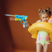 مسدس ماء وفقاعات جرين لايون GN90 - أزرق | Green Lion GN90 – Gun With Bubble – Blue