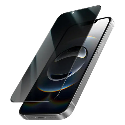 Green Lion 9H Steve Privacy Anti-Peeping Glass iPhone 16e - Black | واقي شاشة جرين ليون بخاصية الخصوصية