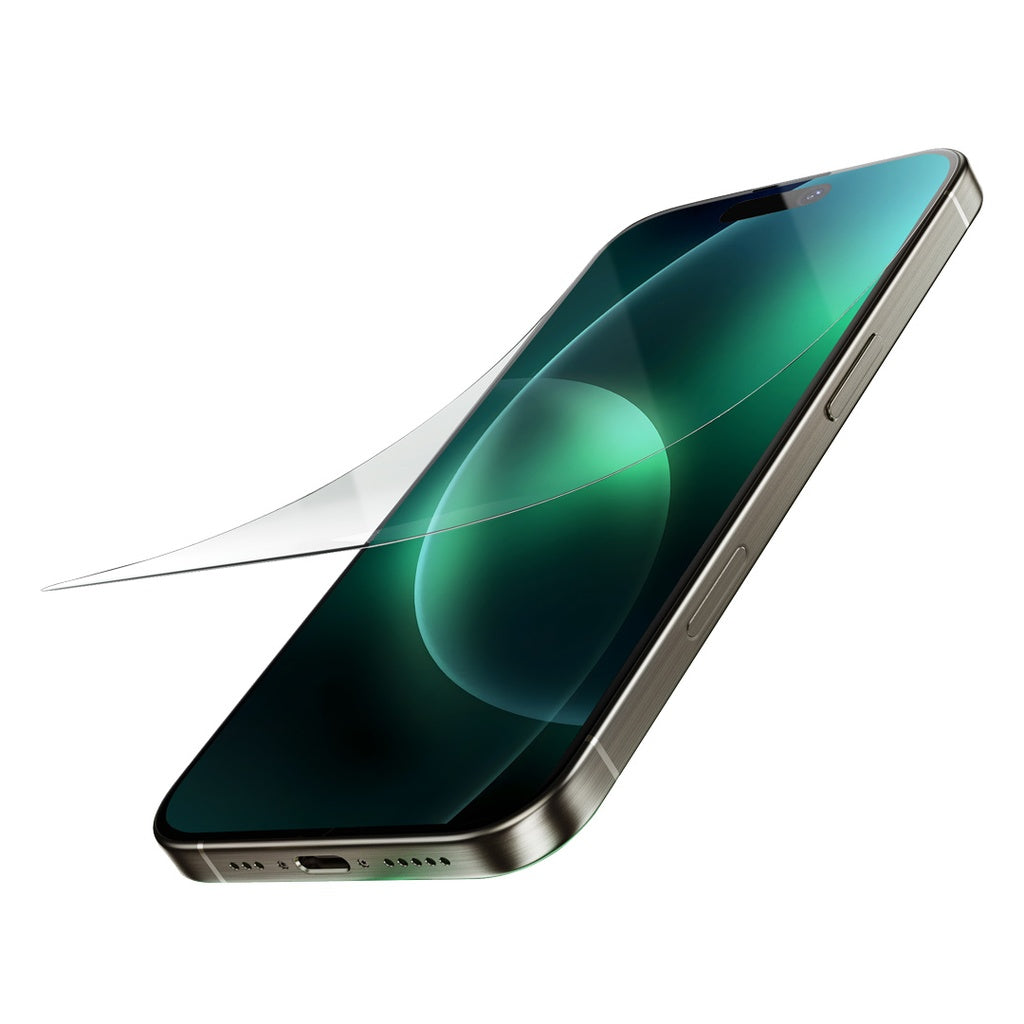 واقي شاشة جرين لايون ستيف 9H لجهاز ايفون 16 / 16 برو ماكس - شفاف | Green Lion 9H Steve HD Screen Protector for iPhone 16 / 16 Pro Max - Clear