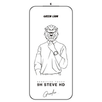 Green Lion 9H Steve HD Screen Protector for iPhone 17 Air - Clear | واقي شاشة جرين ليون ستيف 9H عالي الدقة لآيفون 17 إير - شفاف