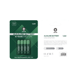 بطاريات جرين لايون AAA ب 4 قطع / علبة, 1.5 فولت - اخضر | Green Lion Alkaline Battery AAA (4pcs/pack) 1.5V - Green