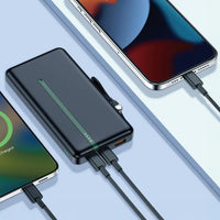 باور بانك جرين لايون Bostun بسعة 10000mAh وشحن PD 20W - أسود | Green Lion Bostun 10000mAh Power Bank PD 20W – Black
