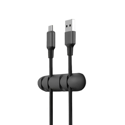 Green Lion 8 in 1 Cable Organizer – Black | منظم كابلات 8 في 1 من Green Lion – أسود