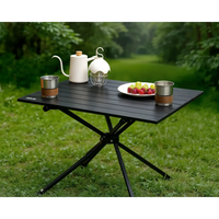 طاولة تخييم جرين لايون CAMP T2 قابلة للطي - أسود | Green Lion CAMP T2 Foldable Camping Table – Black