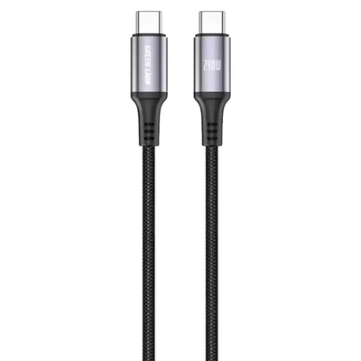 Green Lion USB-C to Lightning PVC Cable 3M – Black | كابل Green Lion USB-C إلى Lightning من PVC بطول 3 متر – أسود