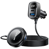 Green Lion 5-in-1 Multi-Port Car Charger Set – Black | مجموعة شاحن سيارة متعدد المنافذ 5 في 1 من Green Lion – أسود