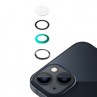 Green Lion Anti-Glare Camera Glass Protector for iPhone 12 Pro Max (6.7") - Black | واقي عدسة كاميرا جرين ليون مضاد للوهج لآيفون 12 برو ماكس - أسود