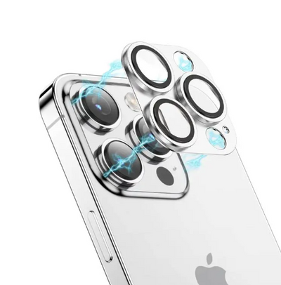 جرين لايون واقي عدسة الكاميرا برو المنيوم لهاتف ايفون 14 برو / 14 برو ماكس - فضي | Green Lion Camera Lens Pro Aluminum Protector for iPhone 14 Pro / 14 Pro Max – Silver