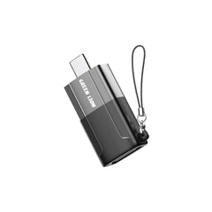 محول جرين لايون من Type-C إلى HDMI - اسود | Green Lion Aluminum Alloy Shell Type C to HDMI Adapter - Black