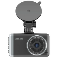 Green Lion Dash Cam Pro Front and Rear - Black | كاميرا داش كام جرين ليون برو أمامية وخلفية - أسود