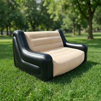 أريكة جرين لايون قابلة للنفخ بمقعدين - بيج | Green Lion Double Seater Inflatable sofa – Beige