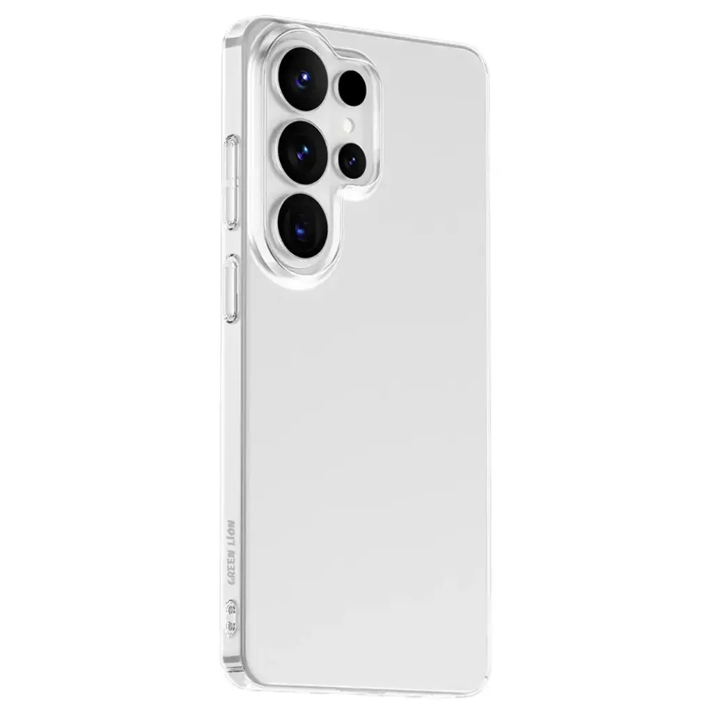 Green Lion Delgado PC Case for Samsung S26 Ultra – Clear | حافظة Green Lion Delgado من PC لـ S26 Ultra – شفافة