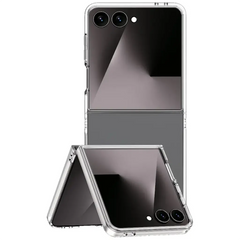 Green Lion Delgado PC Case for Z Flip 7 - Clear | جراب جرين ليون ديلجادو لـ Z Flip 7 - شفاف