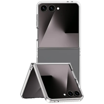Green Lion Delgado PC Case for Z Flip 7 - Clear | جراب جرين ليون ديلجادو لـ Z Flip 7 - شفاف