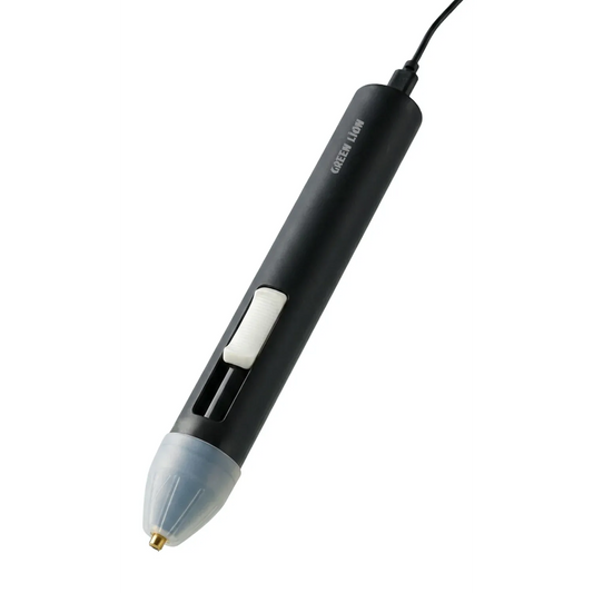 قلم غراء كهربائي جرين لايون مع أعواد متعددة الألوان - أسود | Green Lion ELECTRIC GLUE PEN with Multi – Color Sticks – Black