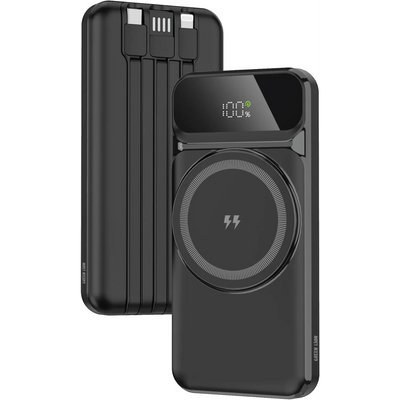 باور بانك جرين لايون Everton بسعة 10000mAh وشحن PD 20W - أسود | Green Lion Everton 10000mAh Power Bank PD 20W – Black