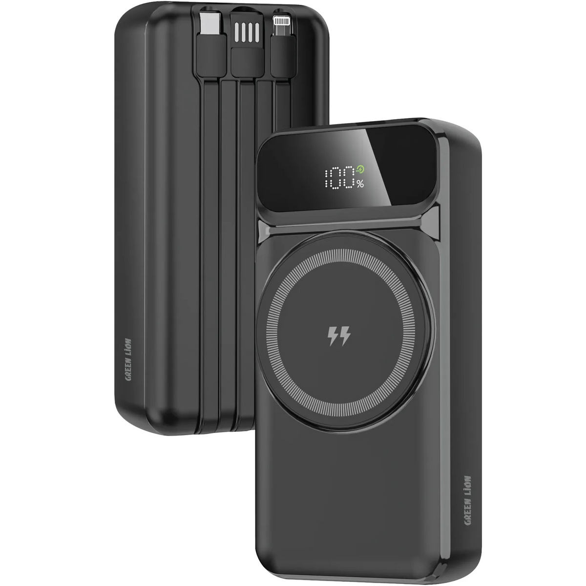 باور بانك جرين لايون Everton بسعة 20000mAh وشحن PD 20W - أسود | Green Lion Everton 20000mAh Power Bank PD 20W – Black