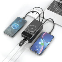 باور بانك جرين لايون Everton بسعة 40000mAh وشحن PD 20W - أسود | Green Lion Everton 40000mAh Power Bank PD 20W – Black