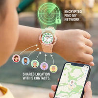 ساعة جرين لايون Explorer للأطفال بتتبع الموقع - وردي | Green Lion EXPLORER Kids Analog Watch – Pink