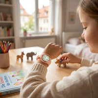 ساعة جرين لايون Explorer للأطفال بتتبع الموقع - وردي | Green Lion EXPLORER Kids Analog Watch – Pink