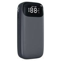 Green Lion Flex Power Jumper and Power Bank 10000mAh - Gray | جرين ليون جهاز بدء تشغيل وبنك طاقة 10000 مللي أمبير - رمادي