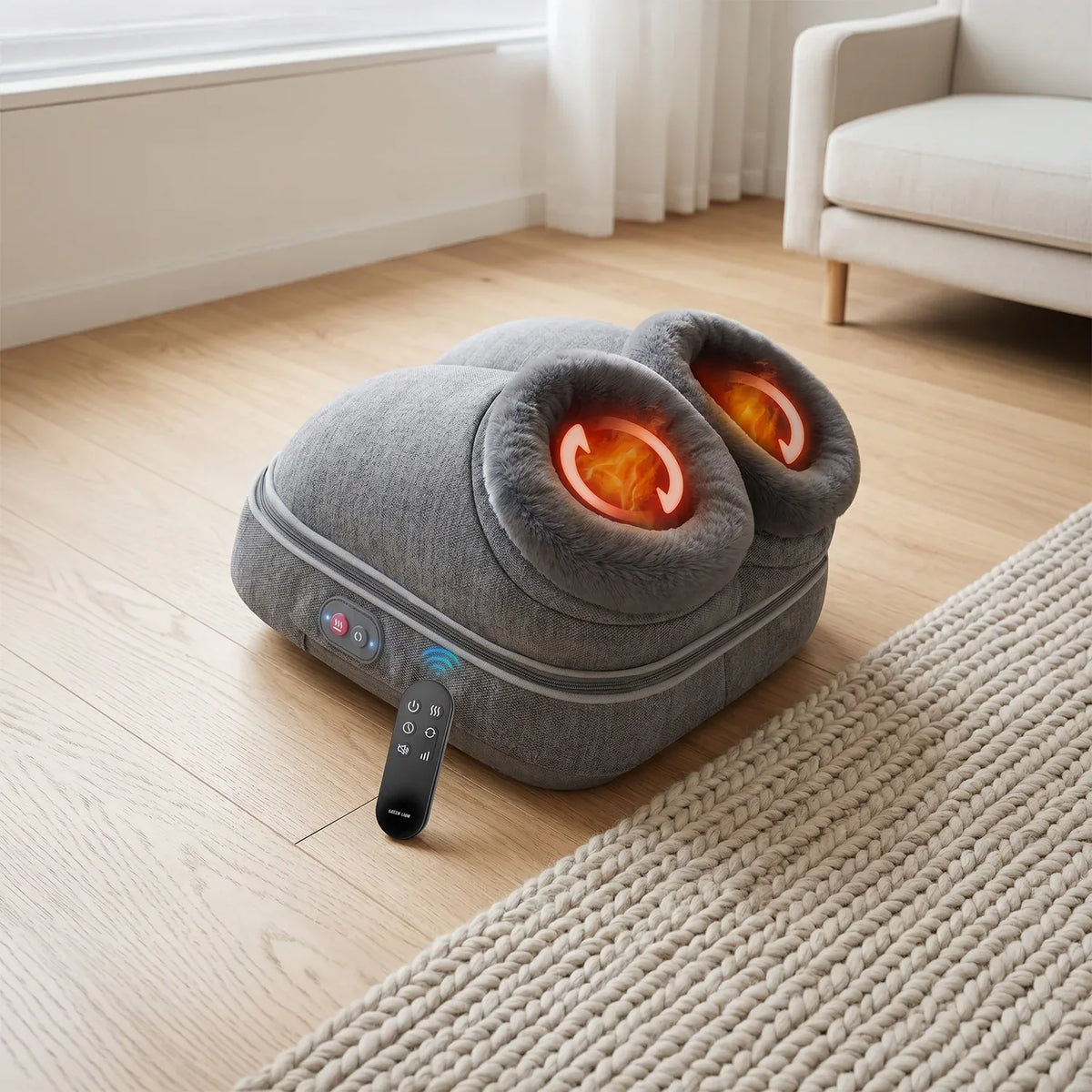 جهاز تدليك القدمين شياتسو جرين لايون Foot Care Pro - رمادي | Green Lion FOOT CARE PRO Shiatsu Foot Massager – Grey